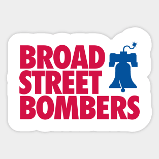 Broad Street Bombers 1 - White Sticker